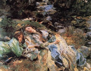 The Brook — John Singer Sargent, Impressionism