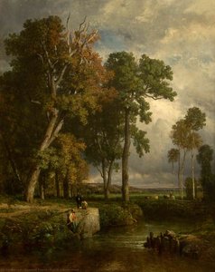 Path In A Small Wood — Constant Troyon, Romanticism