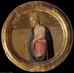 Cortona Polyptych (detail) — Fra Angelico, Early Renaissance