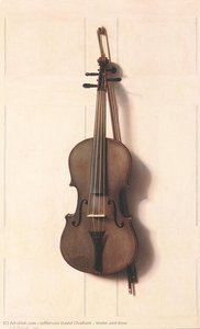 Violin And Bow — Jefferson David Chalfant