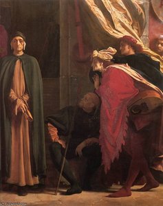 Dante In Exile (right Detail) — Sir Frederic Lord Leighton