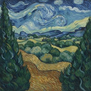 Celestial Echoes Of The Nocturnal Path: A Singular Vision — Marc Duvallier, Surrealism
