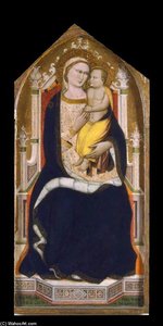 Virgin And Child Enthroned — Niccolò Di Pietro Gerini, Renaissance