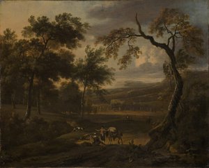 Hilly Landscape In Evening Light — Ян Янсз Вийнс