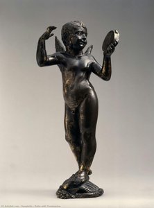 Putto With Tambourine — Donatello