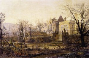 Knostrop Hall, Early Morning — John Atkinson Grimshaw