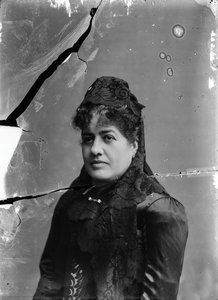 Bust Photograph Of Mercedes Cabello Llona De Carbonera. — Michel Eugène Courret