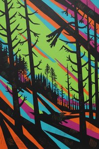 Chromatic Fractures In The Primal Grove — Marion Pelletier