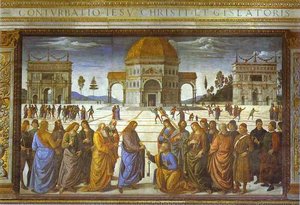 The Delivery Of The Keys — Vannucci Pietro (le Perugin)
