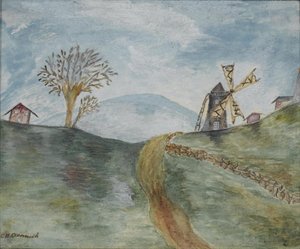 Landscape With Windmill -1 — Charles Demuth