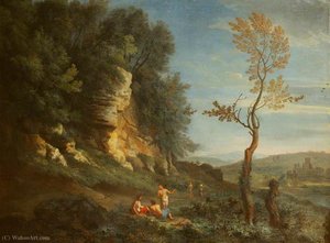 A Classical Landscape — Jan Frans Van Bloemen