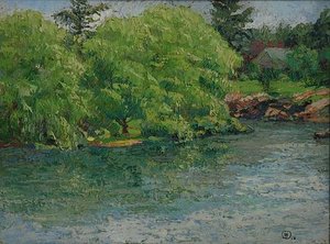 Farwell Bend, (painting) — Mary Agnes Yerkes