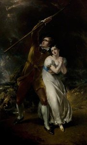 Celadon and Amelia in a Storm