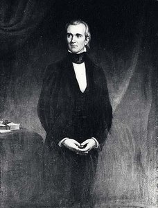 James Knox Polk, (painting) — George Peter Alexander Healy