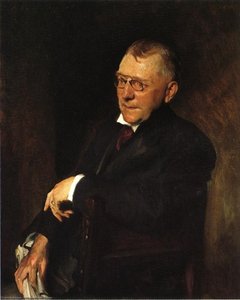 Porträt Von James Whitcomb Riley — William Merritt Chase, Amerikanischer Impressionismus