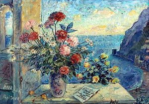Positano, Italy — David Davidovich Burliuk