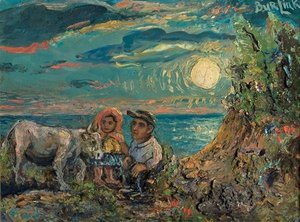 Under The Moon — David Davidovich Burliuk