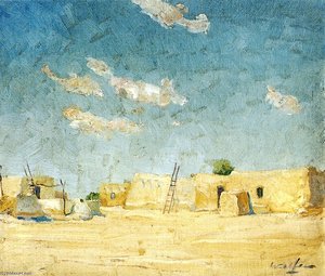 Off The Plaza — Walter Ufer