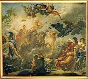 ALLEGORIE DE LA BATAILLE D'AUSTERLITZ.2 DECEMBRE 1805