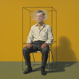 The Architect Of Solitude: Fragmented Presence In Ochre — Marc Duvallier, Expressionism