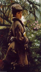 In The Greenhouse — James Jaques Joseph Tissot