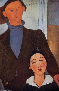 Jacques Lipchitz And His Wife — Amedeo Clemente Modigliani, Modern Portraiture