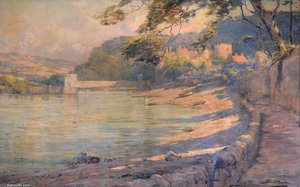 A View Of Conway Bridge And Castle — Robert Fowler