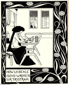 How La Beale Isoud Wrote To Sir Tristram — Aubrey Vincent Beardsley