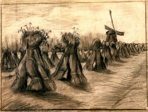 Mills In The Neighbourhood Of Dordrecht — Vincent Willem Van Gogh, Realism