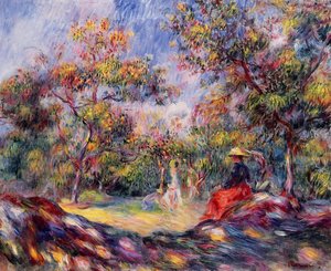 Woman In A Landscape 1 — Pierre-auguste Renoir, Impressionist Movement