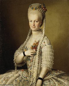 Portrait Of Sarah Cook — Carl Ludwig Johann Christineck