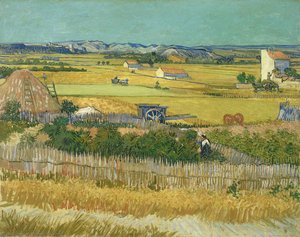 The Harvest — Vincent Willem Van Gogh, Post-impressionism