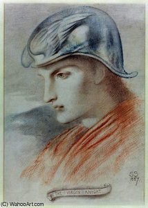 The Virgin Knight — Simeon Solomon