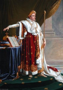 Napoleon I In Coronation Robes — Anne-louis Girodet
