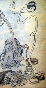 Rokurokubi — Katsushika Hokusai