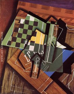 The Checkerboard — Juan Gris, Synthetic Cubism