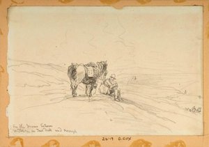 On The Moors Between Middleton And Brough — David Cox
