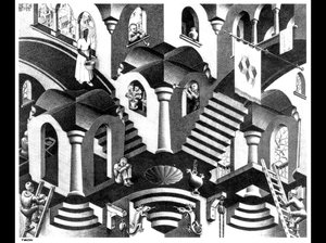 Convex And Concave — Maurits Cornelis Escher