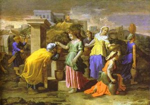 Eliezer Meets Rebecca — Nicolas Poussin, Baroque Classicism
