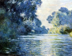 Arm Of The Seine At Giverny — Claude Monet, Impressionism