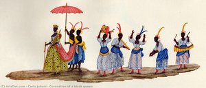 Coronation of a black queen