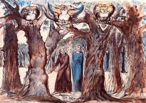 Der Wald Der Selbstzerstörer. Die Harpyien Und Die Selbstmörder — William Blake