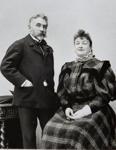 Stéphane Mallarmé With Méry Laurent — Félix Nadar