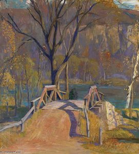 Canal Bridge, Smithtown — Daniel Garber