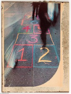 Untitled (colored Chalk, Hopscotch) — Joseph Cornell