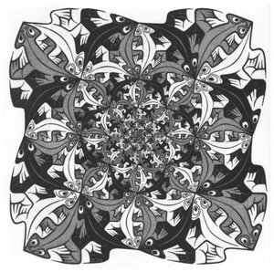 Smaller And Smaller — Maurits Cornelis Escher