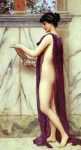The Jewel Box (study) (also Known As A Precious Gift) — R.b.a John William Godward