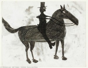 Untitled [horse And Rider] — Bill Traylor