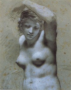 Femme Nue En Buste — Pierre-paul Prud'hon
