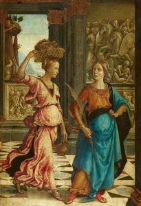 Judith With Her Servant — Дomenico Ghirlandaio (гирландияо)